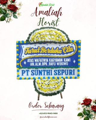 Papan Bunga Duka di Subarang Batuang
