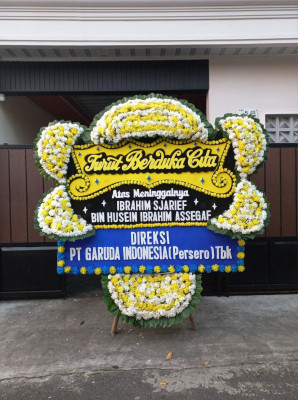 Papan Bunga Duka di Subarang Batuang